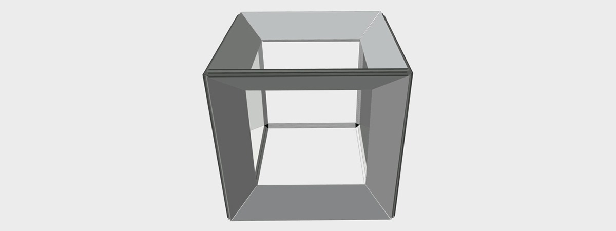 Cube PrintFrame - aluminium frame