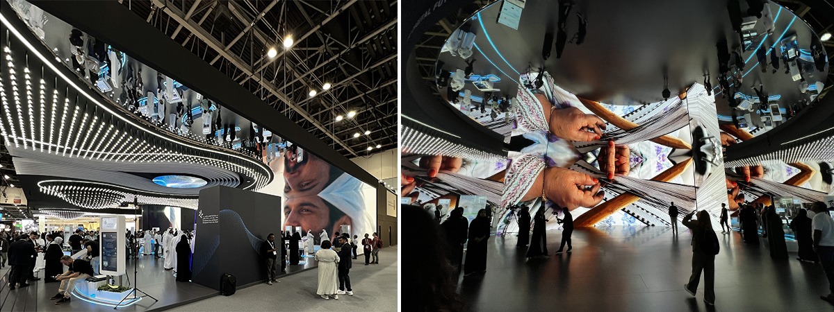 GiantMirror by ShowTex all-around at GITEX Global 2024