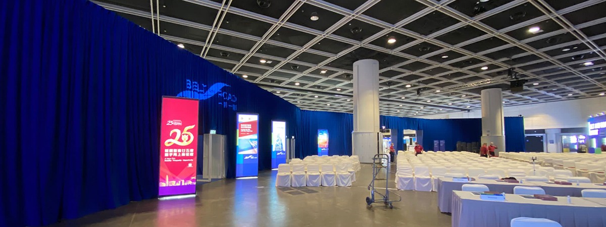 Rental fabrics by ShowTex add eco-friendly touch to international congress