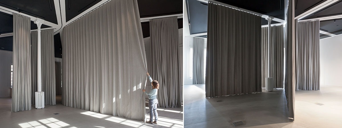 maison de la laïcité - acoustic curtains