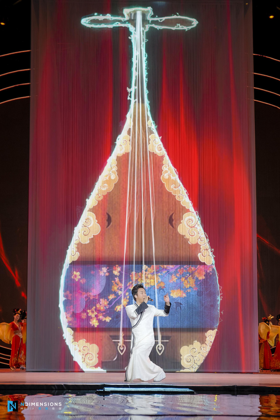 ShowTex Molton, Voile CS, Spaghetti, ClearScreen Frost, BannerDrape for CCTV Chinese Valentine Show