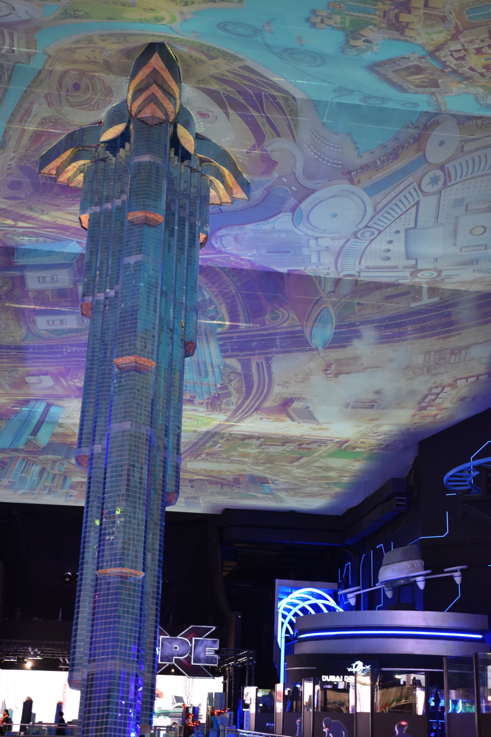 ShowTex StretchTulle, Molton CS for VR Park Dubai