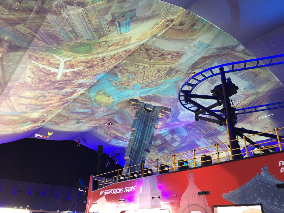 ShowTex StretchTulle, Molton CS for VR Park Dubai