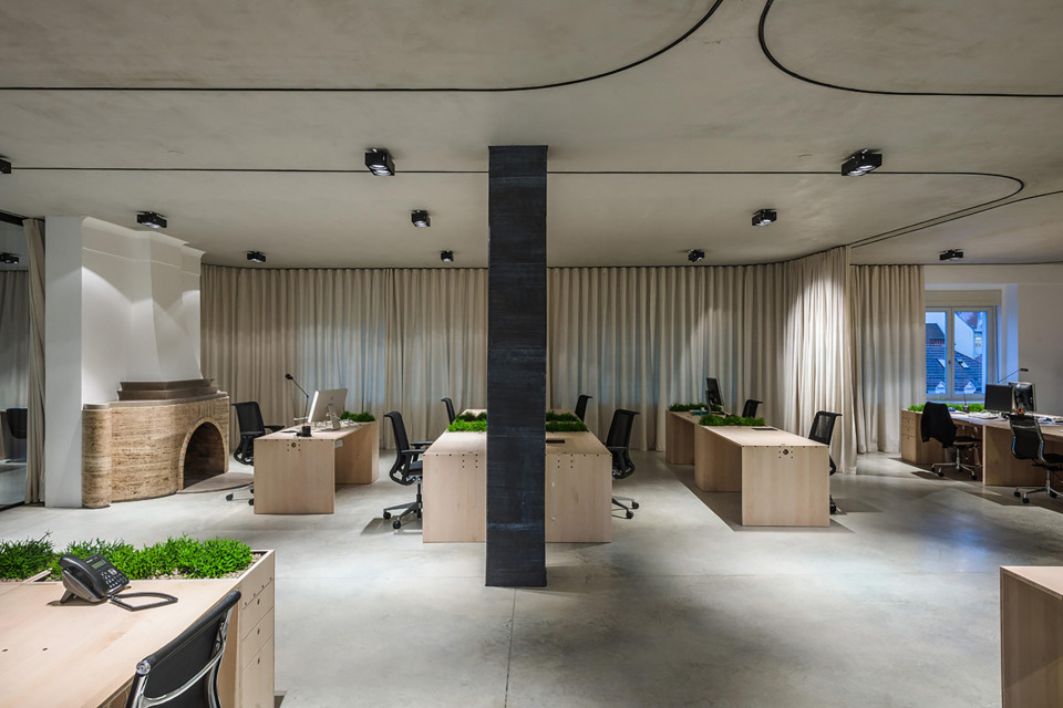 ShowTex Wool Serge Panne Colour for (un)curtain office