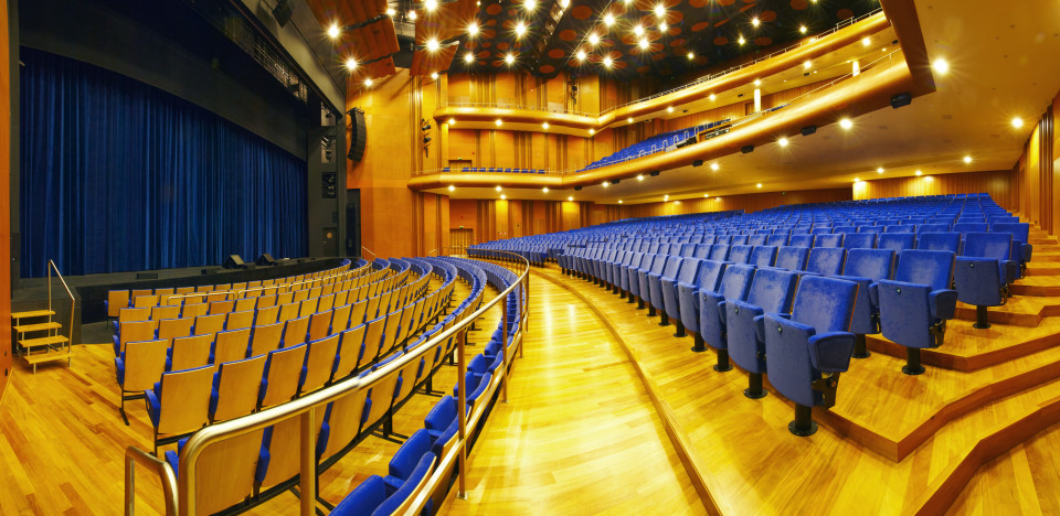 ShowTex GobelinTulle, Cyclo 150, DekoTaft for Nokia Concert Hall