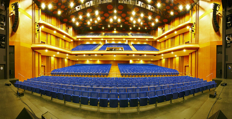 ShowTex GobelinTulle, Cyclo 150, DekoTaft for Nokia Concert Hall