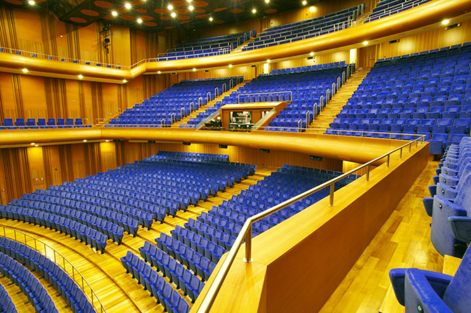 ShowTex GobelinTulle, Cyclo 150, DekoTaft for Nokia Concert Hall