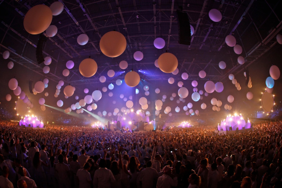 ShowTex Inflatable Projection Sphere for Sensation Amsterdam
