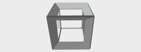 Cube PrintFrame - aluminium frame